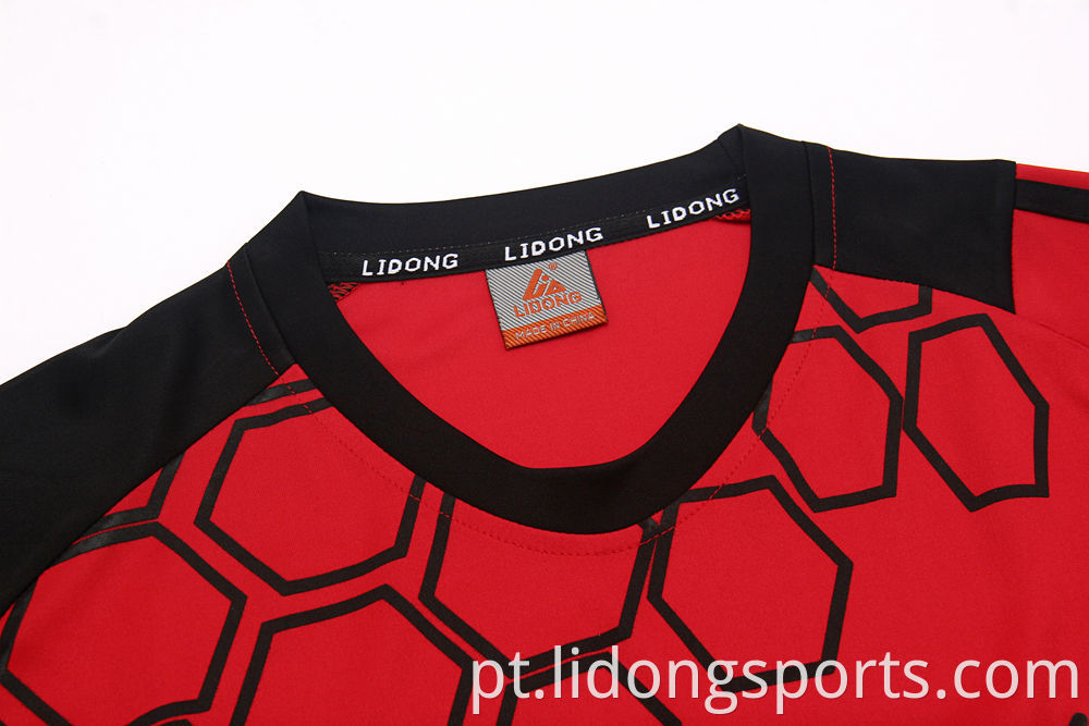 Uniformes de camisa de futebol personalizados, futebol de camisa da China